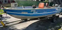 14ft Princecraft boat with trailer