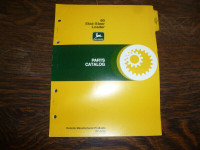 John Deere 60 Skid Steer Loader Parts Catalog Manual