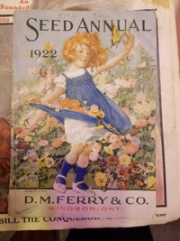 D. M. Ferry and Company Seed Annual 1922 catalogue.
