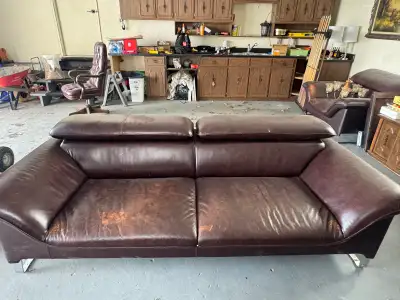 Leather Sofa & Lovesest, View more