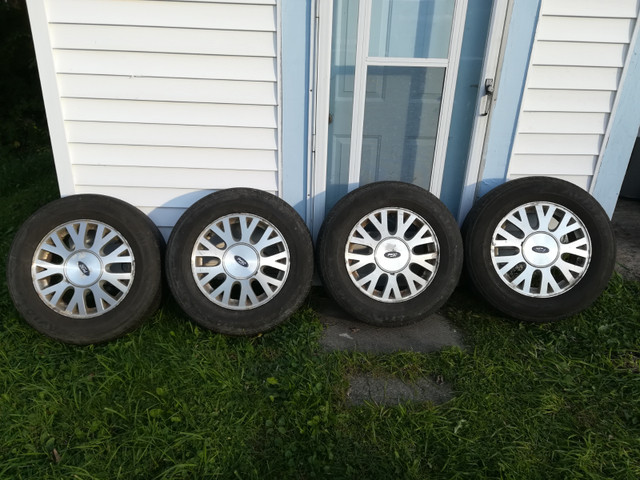 2003 Ford Crown Victoria aluminum wheels for sale in Tires & Rims in Bridgewater - Image 2