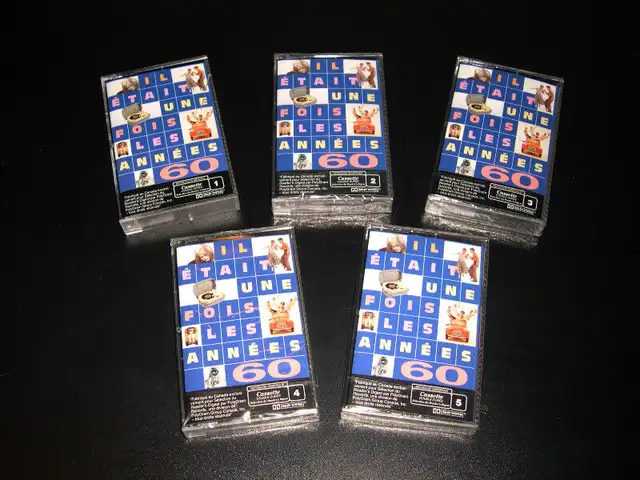 The '60s - 5 New and Sealed Audio Cassettes62863257003010122