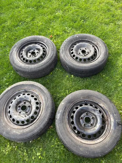I have four steel rims currently have tires on them, but they’re worn out they’re off of 17 Jetta sh...