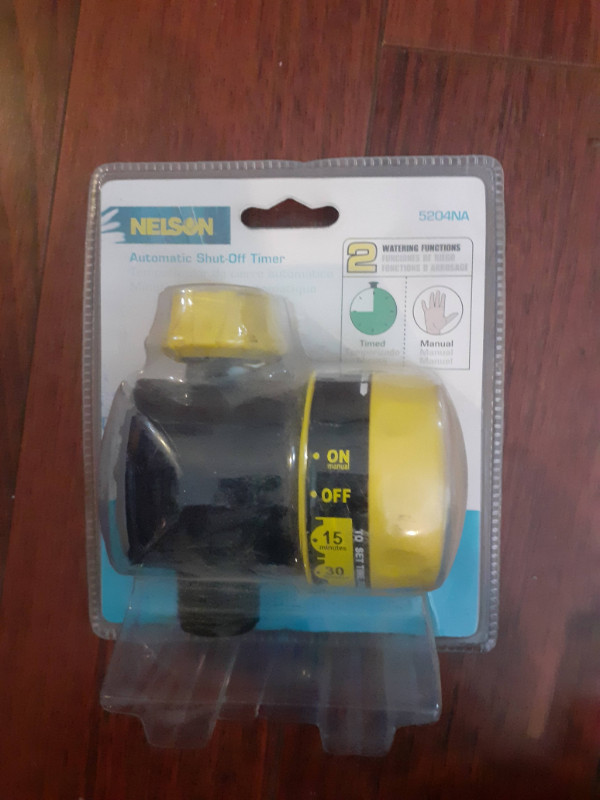 Nelson Water Timer with Automatic Shut-Off 5204 in Plants, Fertilizer & Soil in Calgary