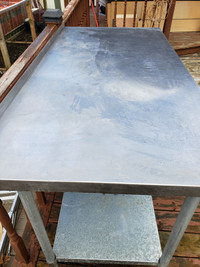 Stainless steel table 150$