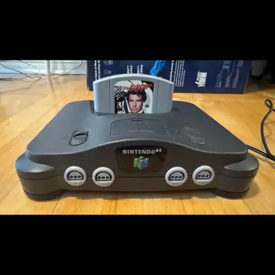 N64 + 4 Controllers + GoldenEye 007, View more