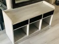 Shoe Cabinet Storage with Cushion 