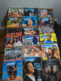 WWE magazines (18) + Trading cards (Raw is war) - OBO