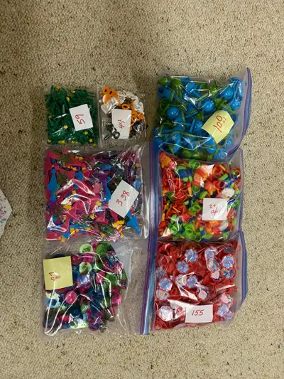 Variety of picks for decorating cupcakes or whatever. $10.00 for all. Lots of Christmas, winter, Hal...