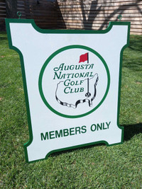 Augusta National Golf Club Entrance Sign
