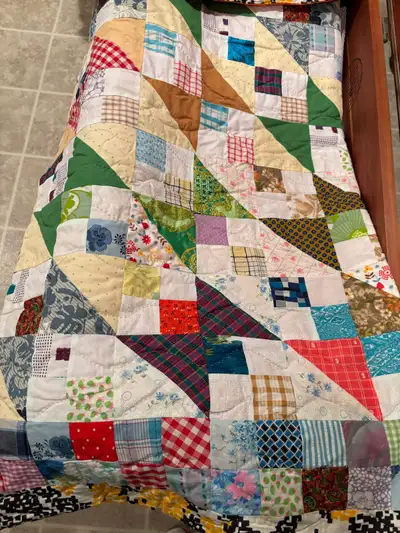 Vintage Quilt Hand Stitched, View more