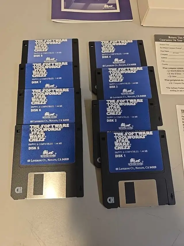 Star Wars Chess big box PC Video Game The Software Toolworks 486 in PC Games in St. Catharines - Image 9