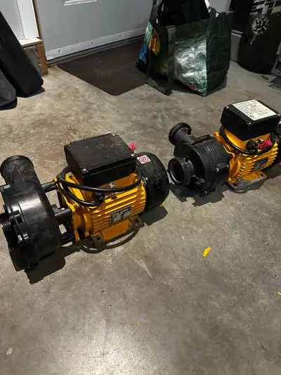 Arctic Spa Hot Tub Dual Speed Pumps One in excellent condition and the other can be either fixed or...