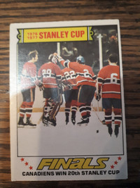 1977-78 O-Pee-Chee Hockey Card #264 Habs Win Cup