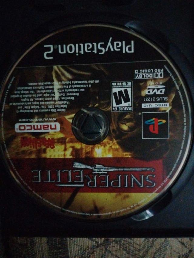 Sniper Elite Sony  PS2 Black Label Namco Game No Man in Older Generation in Kenora - Image 2