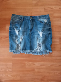 Summer (stretch denim) skirt - Medium