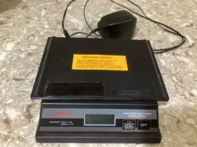Postal scale, with AC adapter, very sensitive, View more