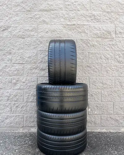 Michelin Pilot Sport Cup 2 Summer Tires. 2x 245 30 20 & 2x 295 30 20 (90%). Fits: Audi R8, Aston Mar...