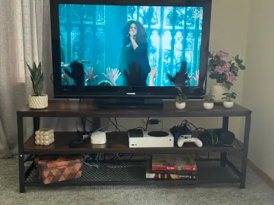 LIKE NEW TV STAND – ONLY $99 (PAID $165+), View more