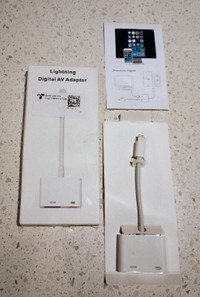 iPhone/iPad HDMI TV Adapter (Lightning Connector) **NEW**