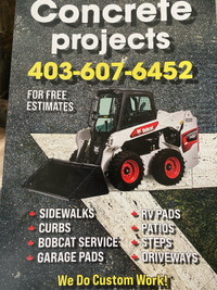 Bobcat and concrete services 