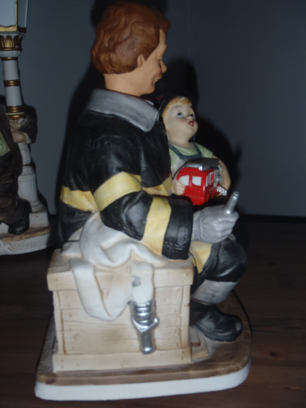 Melody in Motion Fireman and boy "when i grow up" Figurine in Arts & Collectibles in Nanaimo - Image 3