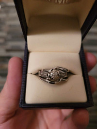 3pc White Gold and Diamond Wedding/Engagement Ring Set