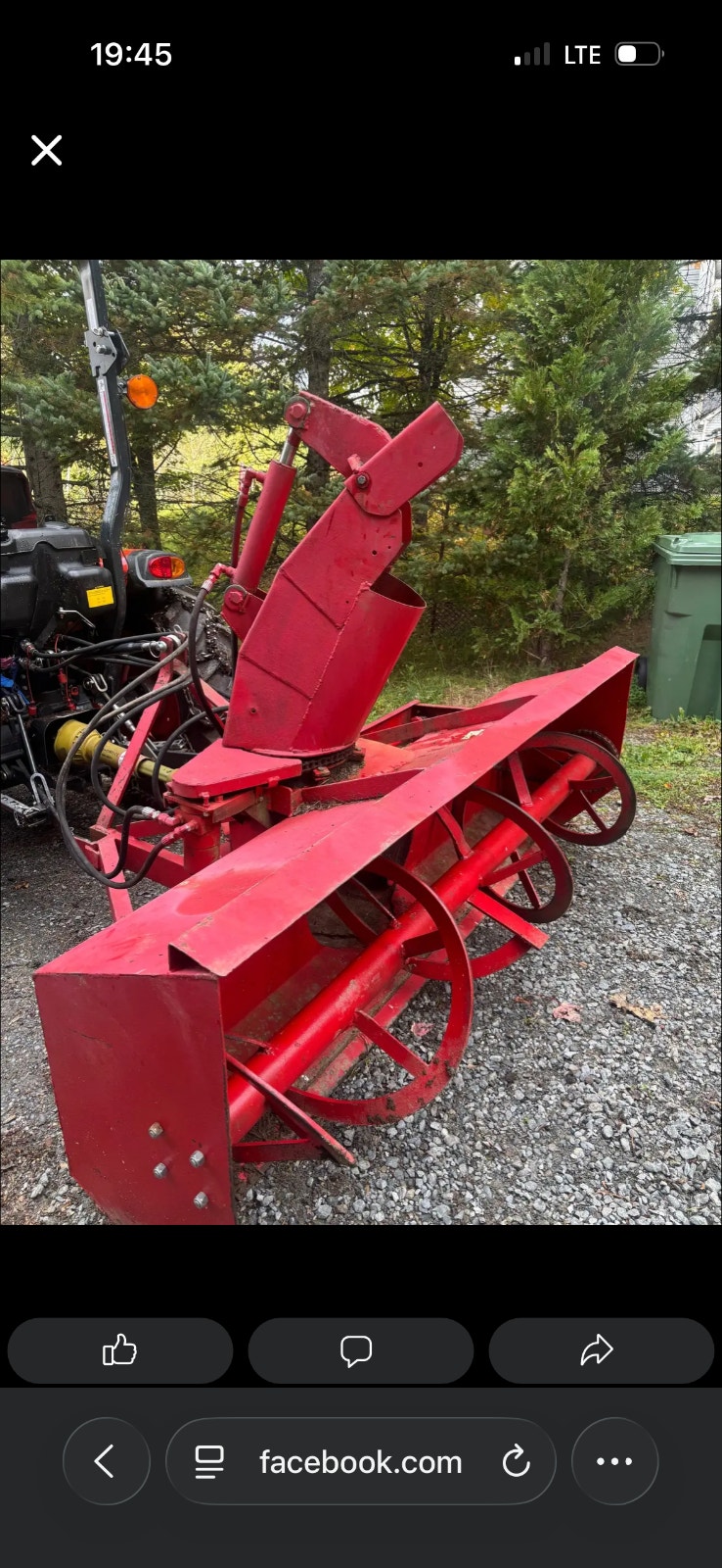 Souffleur à neige pour tracteur de 30 hp à 50 hp | Lawnmowers & Leaf ...