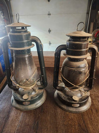 Dietz oil lanterns 