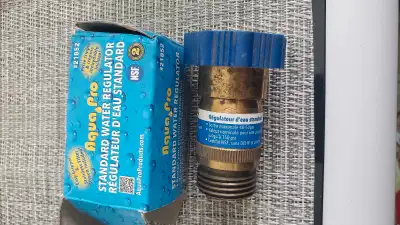 Get ready for worry-free adventures with this Aqua Pro standard water regulator! Designed for RVs an...