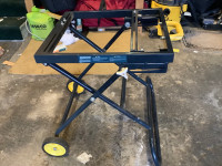 Folding saw stand for mitre or table saw $10