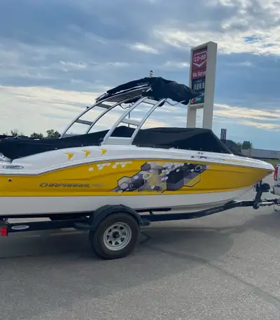 2012 chapparel sport boat. Minimal hours. Comes with trolling motor as well. Serious inquiries only....