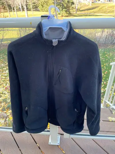 Men’s “M.E.C.  Black Polartec Zip Up Jacket REDUCED, View more