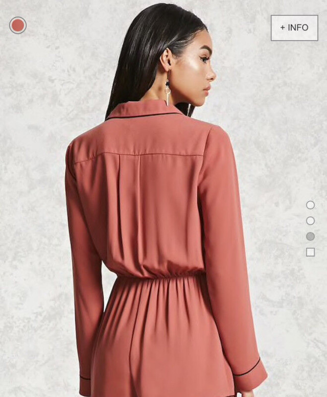 Pajama-Inspired Romper (Forever 21) in Women's - Other in City of Toronto - Image 2