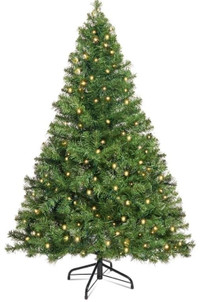 WBHome 5 Feet Premium Spruce Hinged Artificial Chr