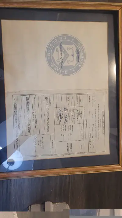 Apollo 11 US Customs Declaration, View more