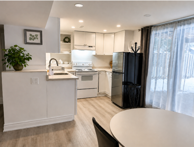 LONG-TERM/SHORT-TERM FURNISHED PRIVATE APARTMENT NORTH YORK Available November 30 LONG-TERM OPTION —...