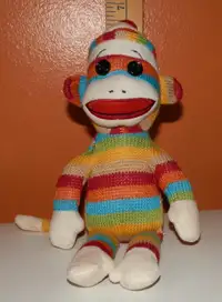 TY Beanie Baby - Socks the Sock Monkey