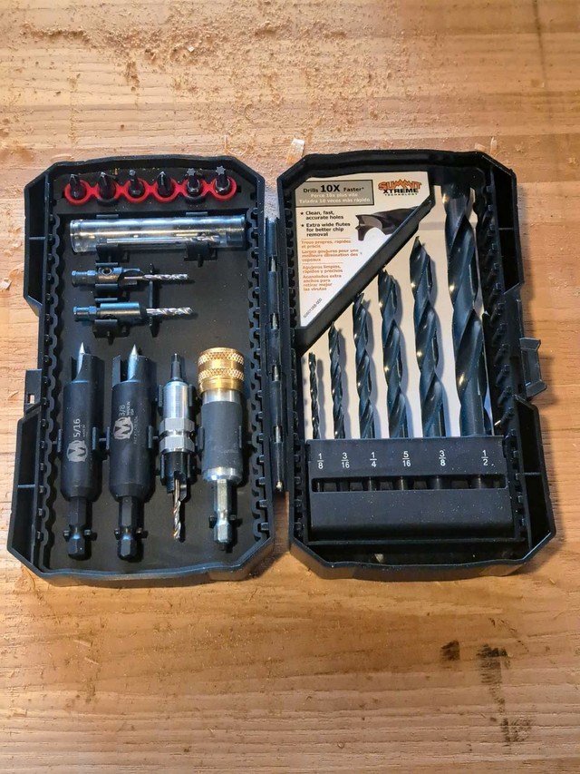 25 pc Drill,  Drive and Plug set from Lee Valley Tools  in Hand Tools in Calgary - Image 2