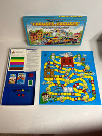 *New* Vintage EXCUSES EXCUSES board game (1981) - Waddingtons