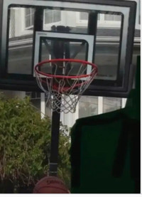 Free standing basketball net