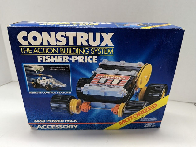 VINTAGE Construx Fisher-Price 6450 Power Pack game jeu 1985 dans Jouets et jeux  à Ouest de l’Île