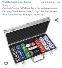 Poker chips set, brand new 