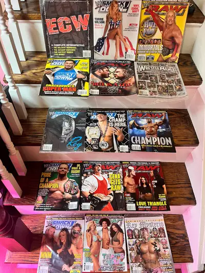 2005 era WWE and ECW Wrestling Magazines, View more