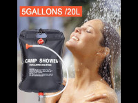 20L Solar Heating Premium Camping Shower Bag with Removable Hose