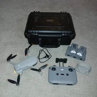 Dji Mini 2 Drone (3 batteries, hard case & more), View more