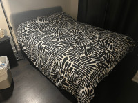 Bed frame + mattress (moving sale)