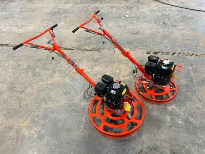 In stock! 24inch walk-behind edging power trowel. Powered by a reliable, emissions compliant, HONDA...