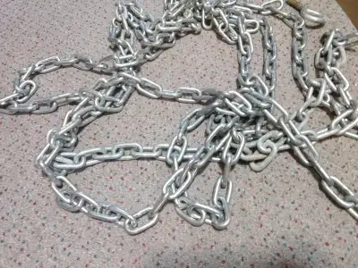 23 foot 1/4" Zinc-Plated Chain etc., View more