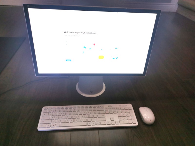 2022 22" HP CHROMEBASE ALLINONE TOUCHSCREEN CHROME OS PC Desktop